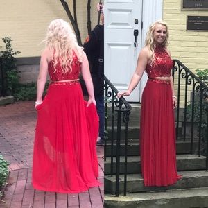 Red prom dress!!
